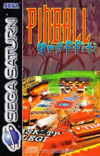Pinball Graffiti PAL Sega Saturn PAL box art